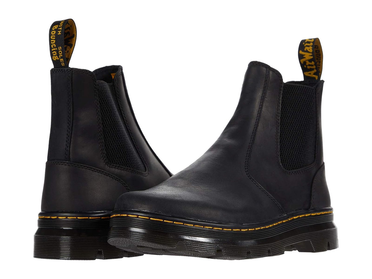 Dr. Martens Botas Chelsea unisex para adultos, negro, Wyoming, 5 mujeres 4 hombres EE.UU