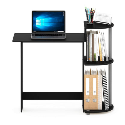 Furinno 11181BK/GY (10015b) Compact Computer Desk, Black/Grey