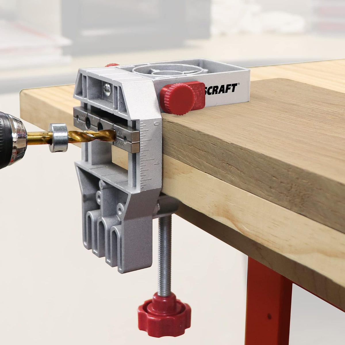 Milescraft 1334 Joint Master – Plantilla de aluminio autosujetante Crea juntas de bordes, esquinas y superficies. Incluye espaciadores de centrado. Para pasadores de clavija de 1/4", 5/16" y 3/8"