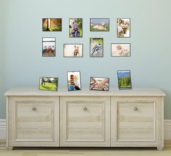 MCS 12,7 x 17,8 cm Formato Marco de Fotos, Color Negro, Paquete de 12, Black 12 Pack, 1 uds. por Paquete