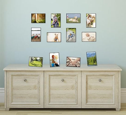 MCS 12,7 x 17,8 cm Formato Marco de Fotos, Color Negro, Paquete de 12, Black 12 Pack, 1 uds. por Paquete