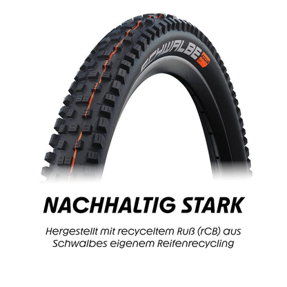 Neumáticos Schwalbe Nobby Nic sin cámara, 29 pulgadas, 5.7 cm de ancho, negro