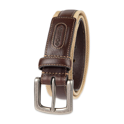 Columbia Cinturón de tela casual elástico cómodo para hombre