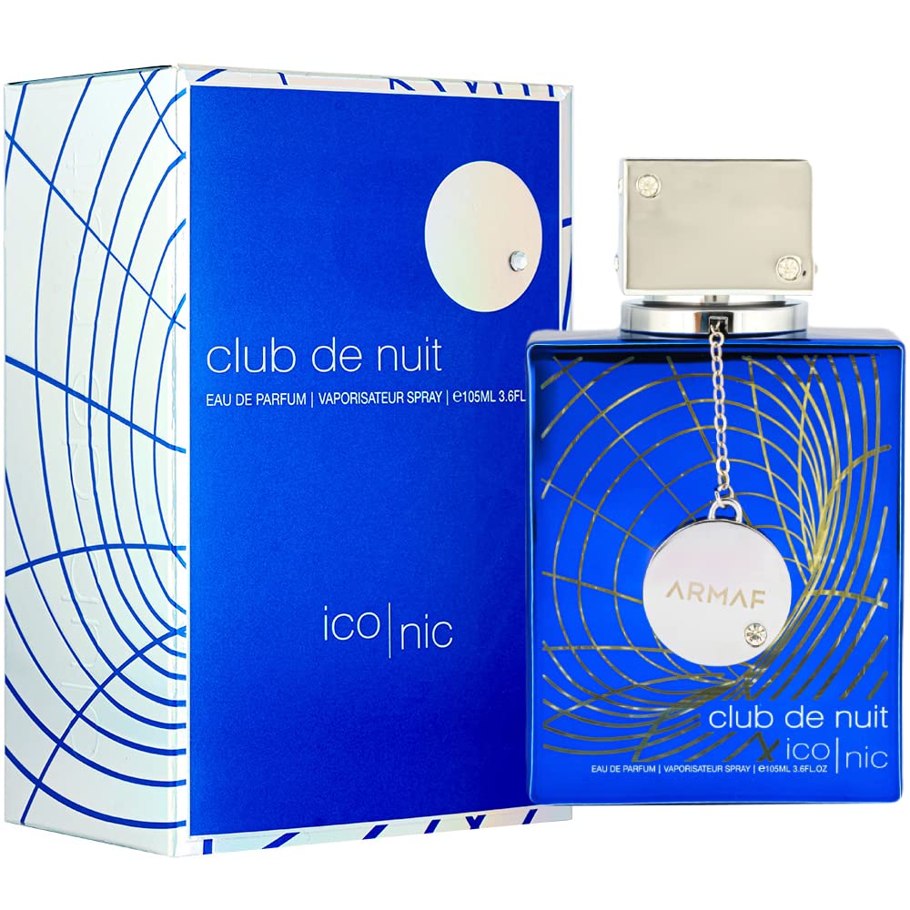 Club De Nuit Iconic Blue by Armaf for Men - 3.6 oz EDP Spray