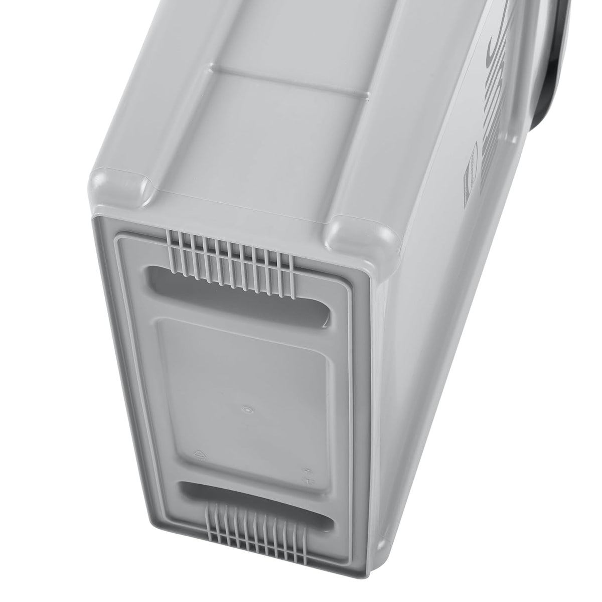 Rubbermaid 2026725 Commercial Products - cubeta de basura con canales de ventilación, Sencillo, Gris, 13 Gallon
