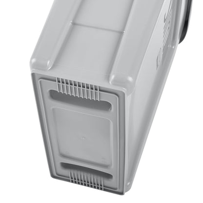 Rubbermaid 2026725 Commercial Products - cubeta de basura con canales de ventilación, Sencillo, Gris, 13 Gallon