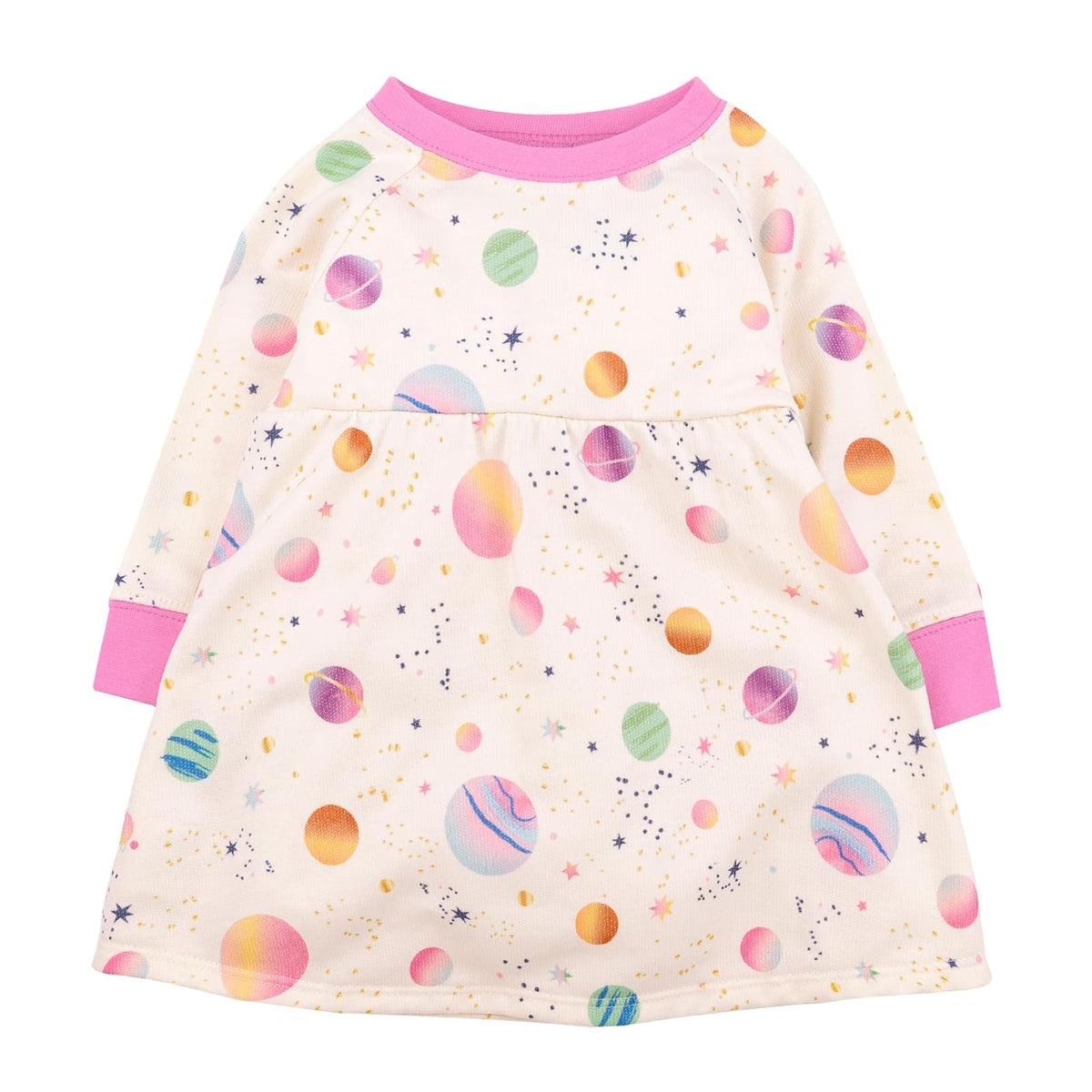 Baby Creysi Vestido Manga Larga para Niña Algodón Hipoalergénico