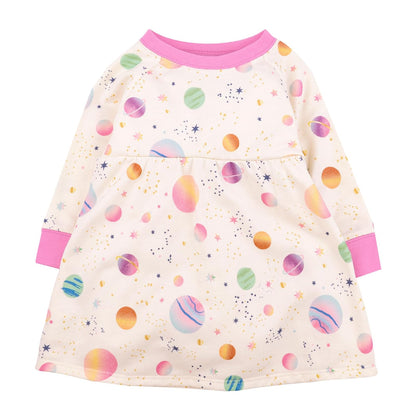 Baby Creysi Vestido Manga Larga para Niña Algodón Hipoalergénico