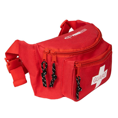 Primacare KB-8004 Riñonera Vacía de Primeros Auxilios para Emergencia, 8 x 5 x 3 Pulgadas, Rojo