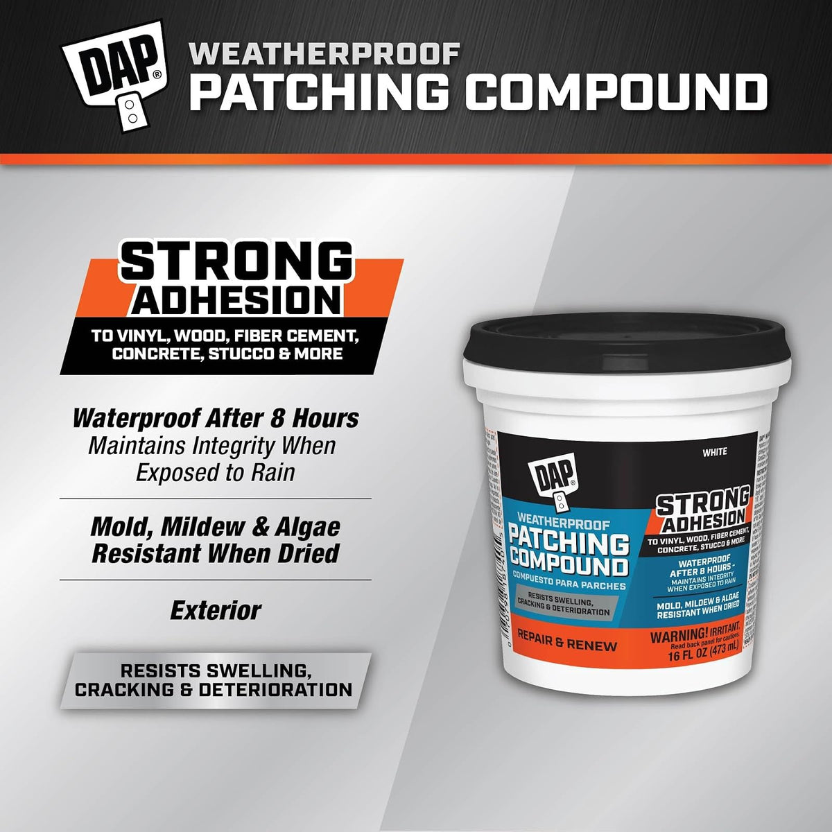 DAP INC 18741 Platinum 16OZ Patch Filler