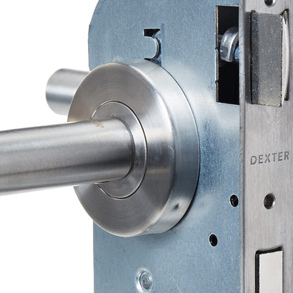 Dexter 6501 Cerradura Deluxe Residencial para Recámara - Manija "L" (Cilindro 60mm)