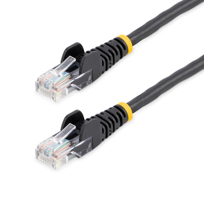 StarTech.com Cable de Red Cat5e RJ45 UTP Snagless - 50 ft - 15m - Negro -