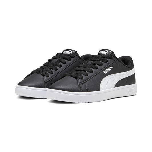 PUMA, Tenis Casuales Rickie Classic JR, Unisex, Blanco, Talla 24
