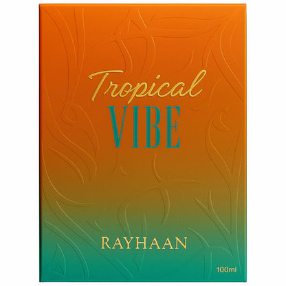 Tropical Vibe – Fruity, Floral, Fresh, Woody – Eau de Parfum Spray Long-Lasting Fragrance for Everyone, 3.4 Ounce / 100 ml
