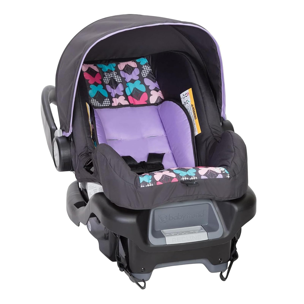 Baby Trend EZ Ride 35 Sistema de Viaje con Carriola y Asiento para Automóvil Infantil para Recién Nacidos de 1.8 a 15.9 kg, Asiento Reclinable Acolchado, Toldo Grande, Sophia