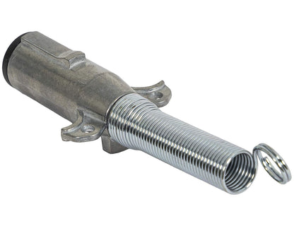 Buyers Products - Conector de Remolque de Zinc Fundido a presión de 2 vías, Lado del Remolque, pasadores horizontales con Resorte, TC2002, Silver