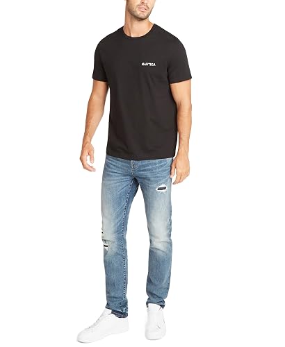 Nautica Men's Short Sleeve Solid Crew Neck T-Shirt