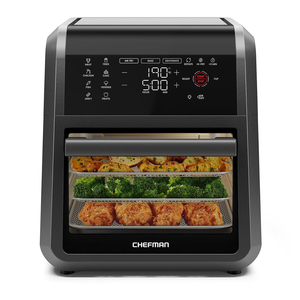 Chefman Freidora de Aire Digital Multifuncional - 12 Quart