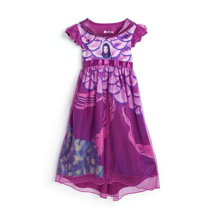 Disney Princesas Bata para Dormir tipo Vestido para Niña - Mal Dress - 6