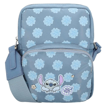 W Capsule Stitch Porta Celular para Mujer Azul Acattootcw | Azul, para mujer, estampado Disney, fabric de textura lisa, 15x7x21 cm