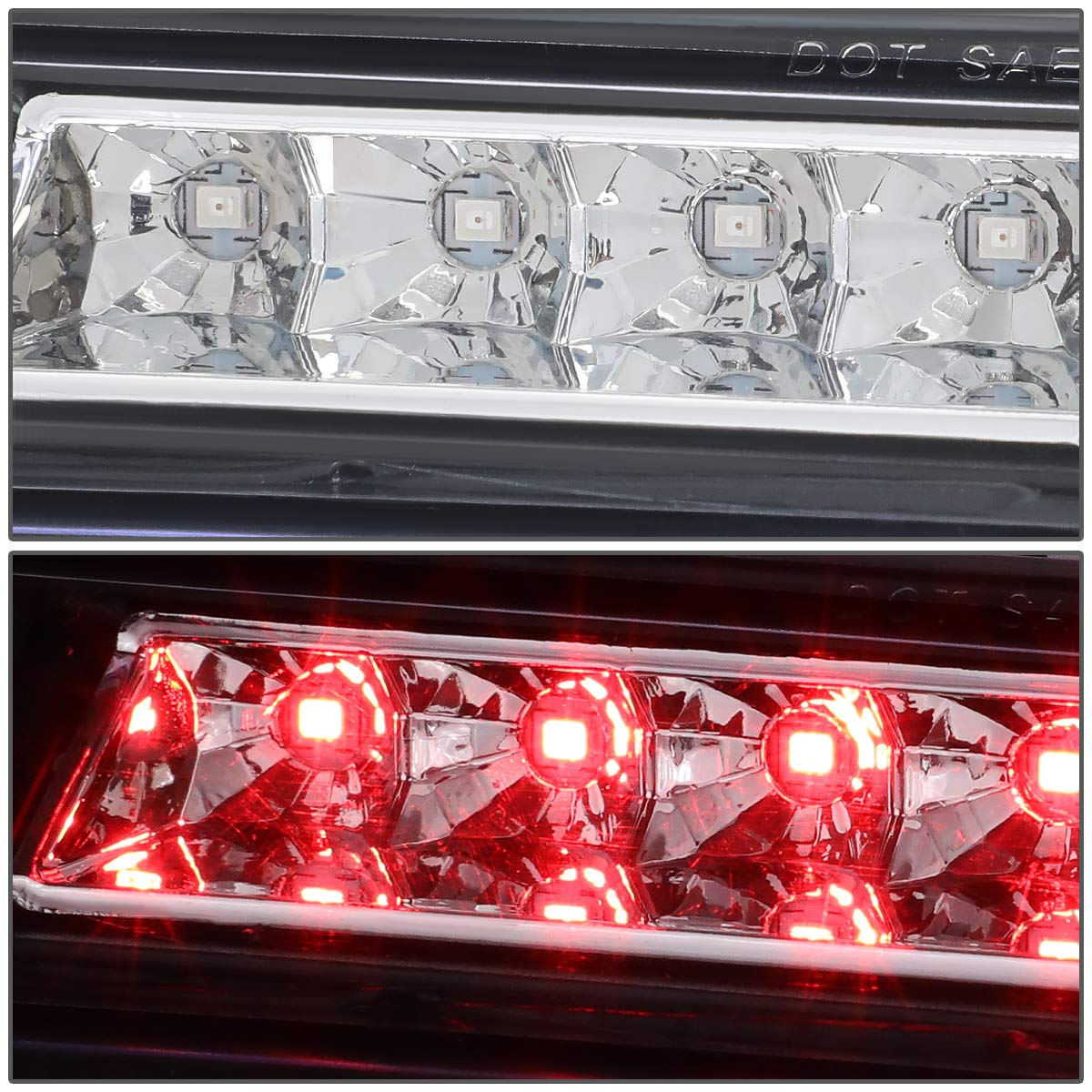 DNA Motoring Luz de Freno Trasera LED de Tercera Generación 3BL-HRID06-LED-CH