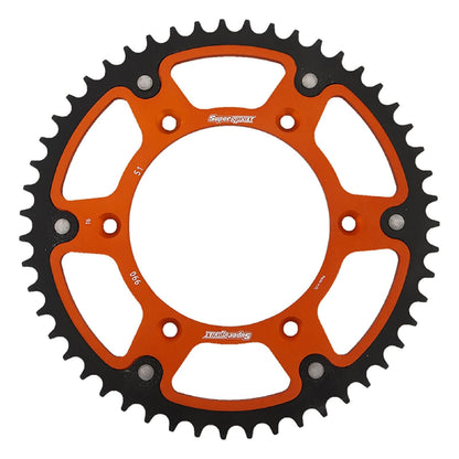 Supersprox RST-990-51-ORG Piñón sigiloso naranja | Repuesto OEM, compatible con motores Husqvarna 701 Enduro 701 Supermoto FC 250 Comp Limited 620, 390 450 550, RST-990-51-ORG