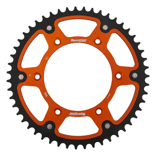 Supersprox RST-990-51-ORG Piñón sigiloso naranja | Repuesto OEM, compatible con motores Husqvarna 701 Enduro 701 Supermoto FC 250 Comp Limited 620, 390 450 550, RST-990-51-ORG