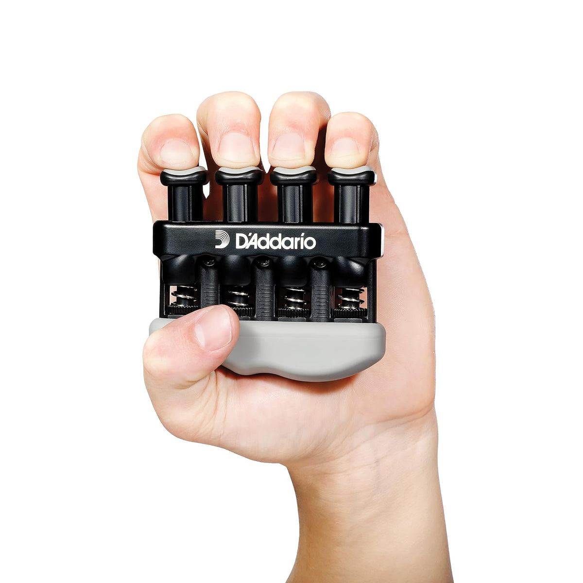D'Addario Accessories | Ejercitador de mano para instrumentos | Varigrip | Mejora destreza y fuerza en dedos, mano y antebrazo - Ergonómico