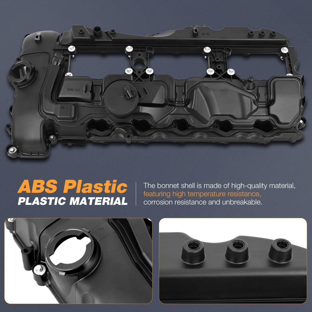 Nilight N55 - Juego de juntas de tapa de válvula para BMW 135i 335i 435i 535i 640i 740i 2011 2012 2013 2014 2015 2016 2017 2018 2019, para ActiveHybrid 2012-2019 16, XXXXX1 X3 X4 X5 X6 2011-2019, 3.0L