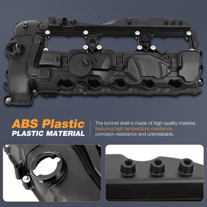Nilight N55 - Juego de juntas de tapa de válvula para BMW 135i 335i 435i 535i 640i 740i 2011 2012 2013 2014 2015 2016 2017 2018 2019, para ActiveHybrid 2012-2019 16, XXXXX1 X3 X4 X5 X6 2011-2019, 3.0L