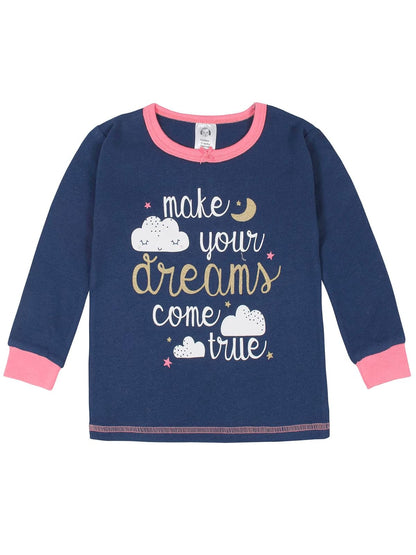Gerber Conjunto de Pijama de 4 Piezas para bebés y niñas, Rosado