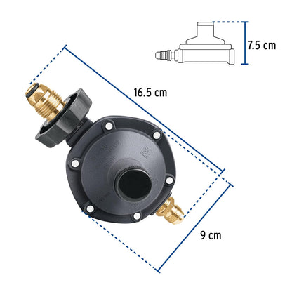 Foset RG-101, Regulador de gas 1 vía con maneral baja presión