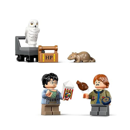 LEGO Harry Potter Rincón Entre Libros: Expreso de Hogwarts Mágico Juguete, Sujetalibros Construible, Adorno Personalizable, Divertido Set Coleccionable, Regalo para Niños 76450