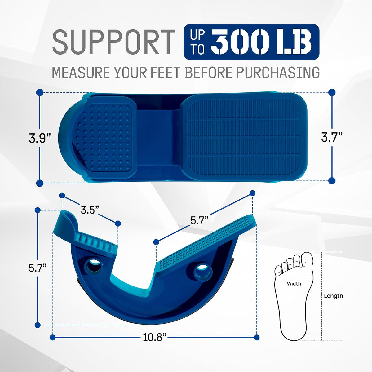 Yes4All Foot Rocker, Balancín de Pie para Alivio Profesional de la Espinilla, el Aquiles, la Fascitis Plantar y el Talón, Fortalecimiento del Tobillo - Dispositivo de Terapia con Rodillo