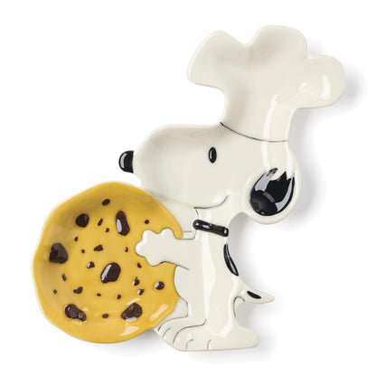 Lenox Chef Snoopy Tarro para Galletas de Porcelana, Colección Peanuts - Plato de caramelo