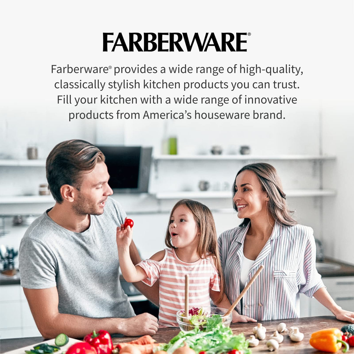 Farberware - Bomba giratoria profesional fácil de usar con tazón, colador y sistema de drenaje integrado para ensaladas y productos frescos, crujientes y limpios, 6.6 cuartos de galón, verde