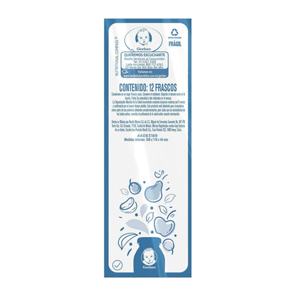 Gerber Jugo Etapa 2 Manzana Ciruela Paquete de 12 Piezas de 175 ml c/u