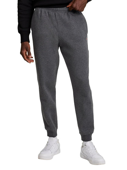Champion Powerblend Pantalón Deportivo para Hombre - XL Alto - Granite Heather