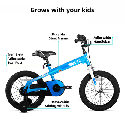 JOYSTAR Bicicleta para niños de 12 14 16 18 Pulgadas con Freno de montaña y Ruedas de Entrenamiento para niños de 2 a 9 años, 85% ensamblada