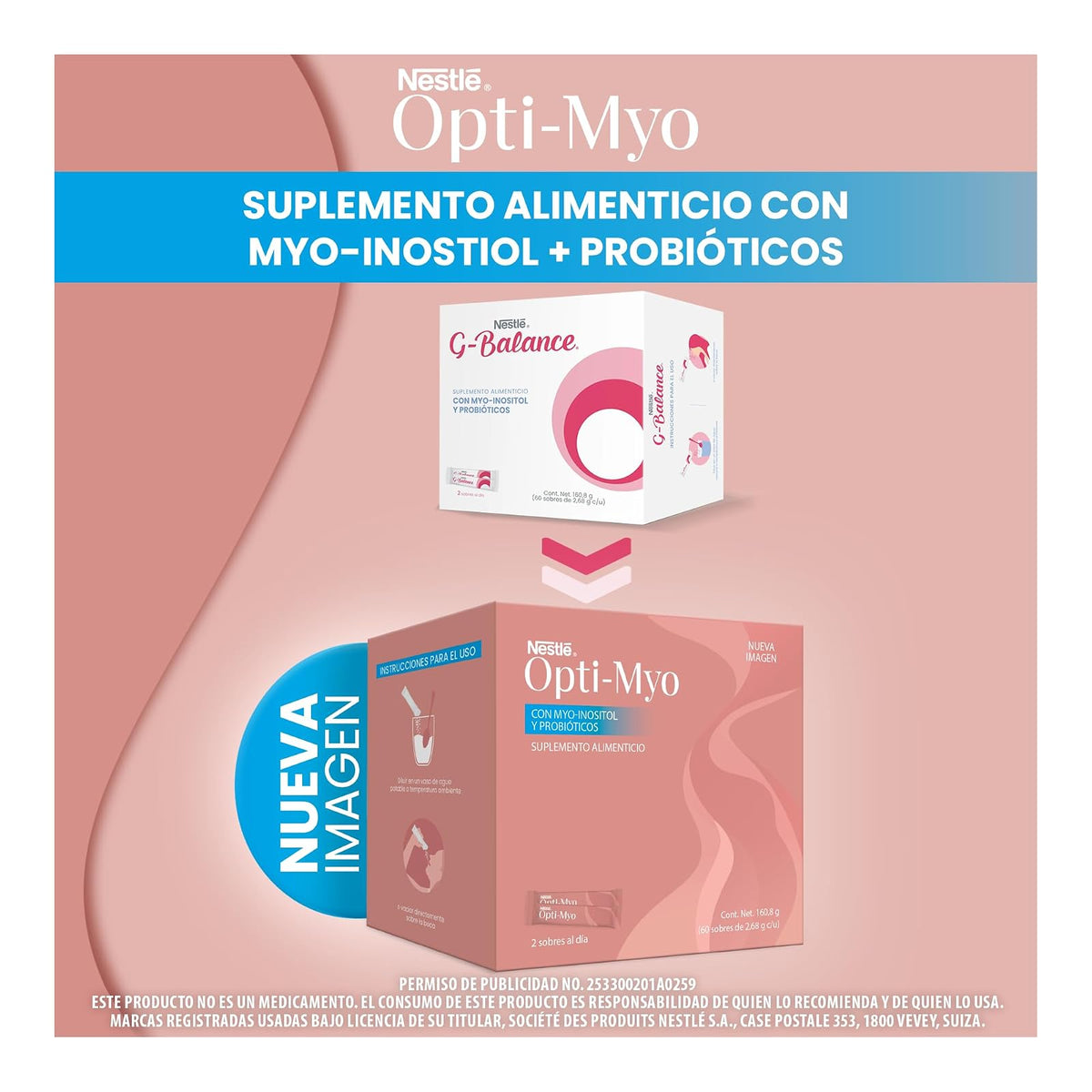 Opti-Myo/G Balance Nestlé Caja con 60 Sobres
