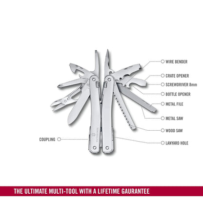 Victorinox Swiss Tool Spirit MX Multiherramienta 24 Funciones con Funda Nylon