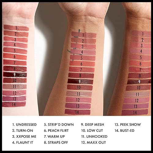 NYX Professional Maquillaje Labial Lencería XXL Mate Líquido Lápiz Labial Desvestida (Rosa Nude)