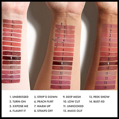 NYX Professional Maquillaje Labial Lencería XXL Mate Líquido Lápiz Labial Desvestida (Rosa Nude)