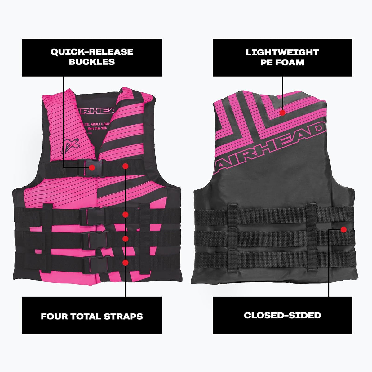 Airhead Trend Chaleco Salvavidas para Mujer