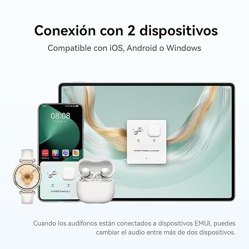 HUAWEI FreeClip 2 Audífonos inalámbricos, Morado | C-bridge Design mejorado, Ajuste abierto, hasta 38 horas de Reproducción, Compatible con iOS y Android, IP57