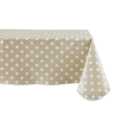 DII Mantel de Vinilo Impermeable - 213.4 x 152.4 cm (Rectangular) - Natural