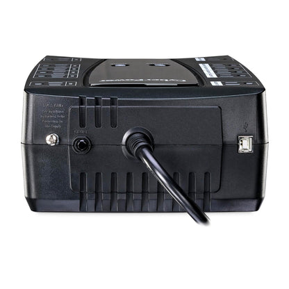 CyberPower UPS No-Break AVRG750U 750VA / 450W, Gabinete compacto, Regulador (AVR), 12 contactos, Garantía 3 años incluye batería