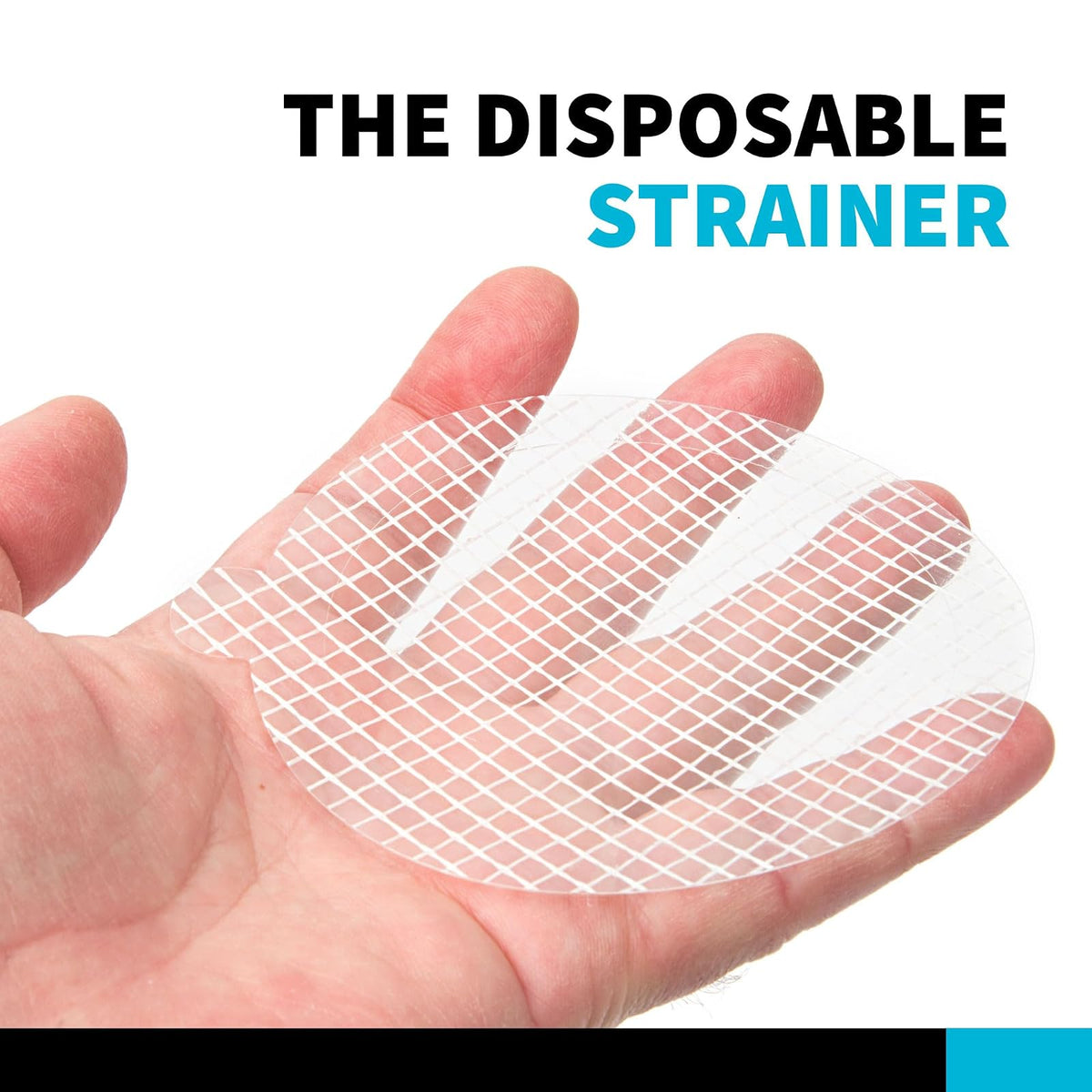 TubShroom Toss - Juego de 26 Fundas de Drenaje Desechables – Coladores de Malla para colector de Pelo para Ducha, Tina y desagües de Fregadero de baño para Evitar drenajes obstruidos, Suministro de
