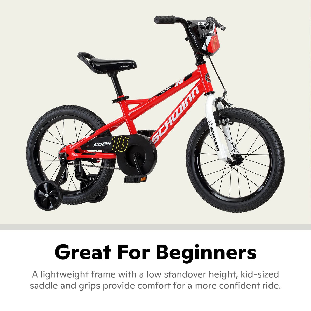 Schwinn Koen & ELM BMX Style Toddler and Kids Bike, For Girls and Boys, 12-18-Inch Wheels, Training Wheels Included, Basket or Number Plate, Ages 2-9 Year Old, Rider Height 28 to 52 Inch