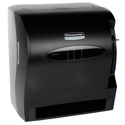 Kimberly-Clark Professional Levermatic - Dispensador de Toallas de Papel (09765), Manual, Color Negro